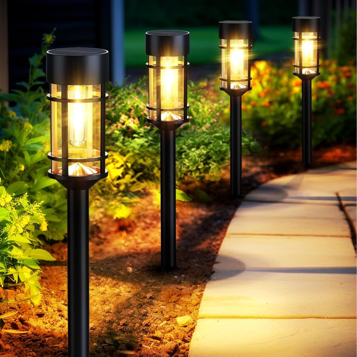 Mancra Solar Pathway Lights (8 Pack)